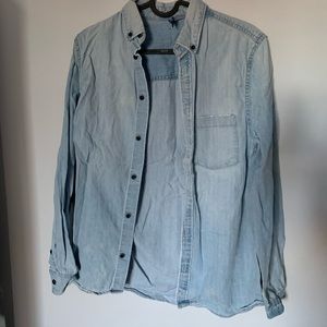denim button down